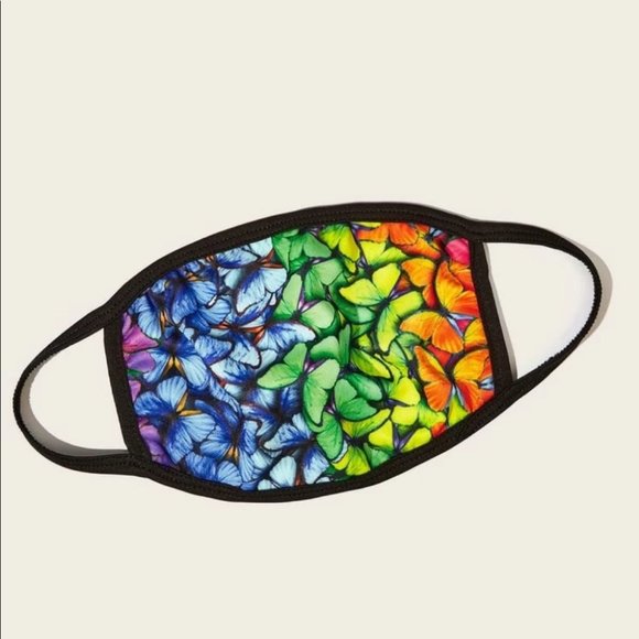 Accessories - Multicolor butterfly face mask